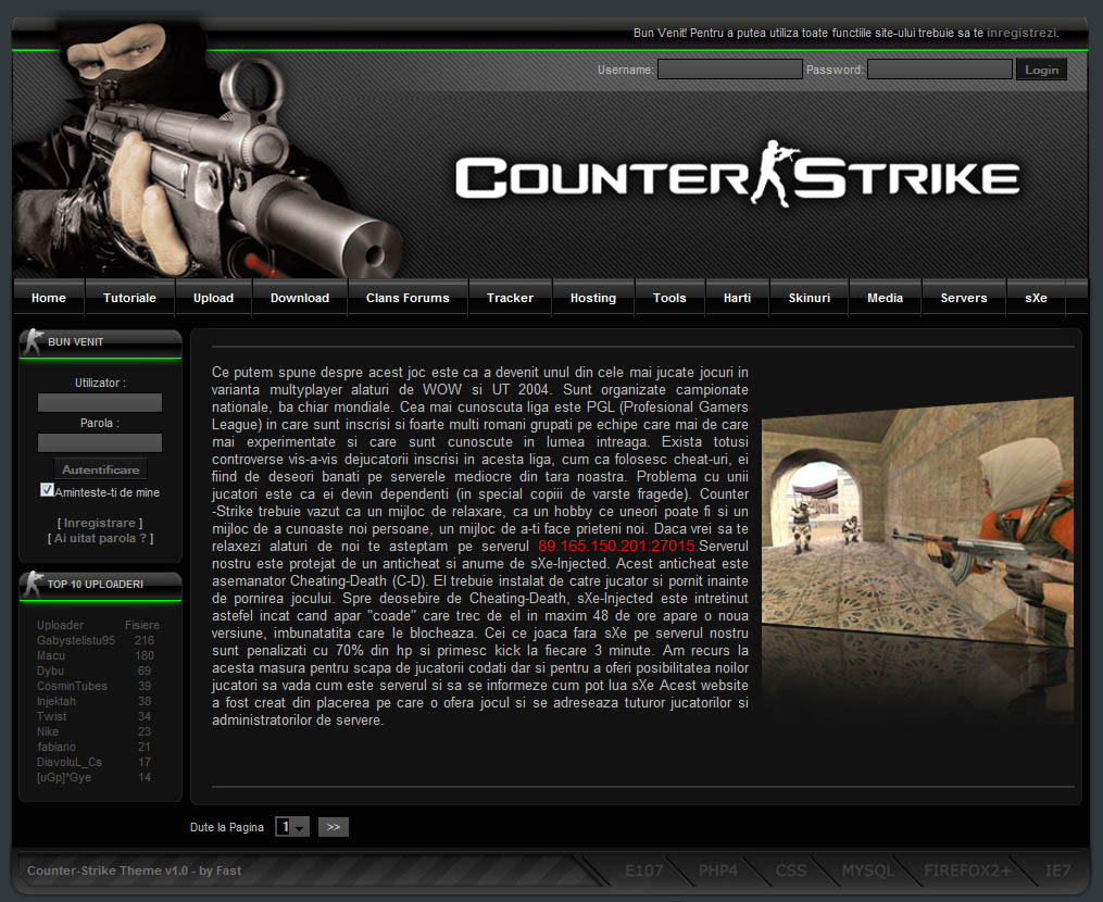 Counter-Strike Font Download